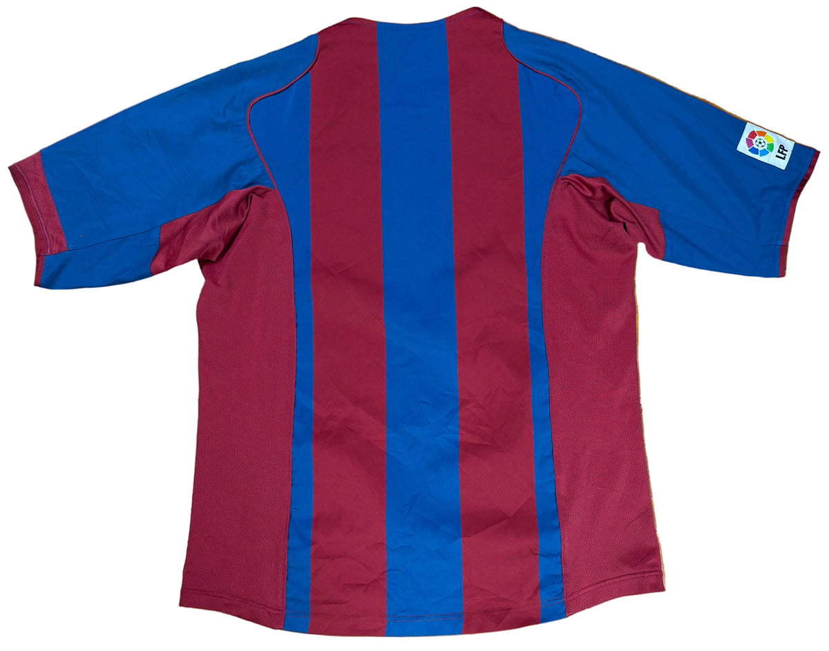 Barcelona 2004/05 Home Nike Football Shirt Large