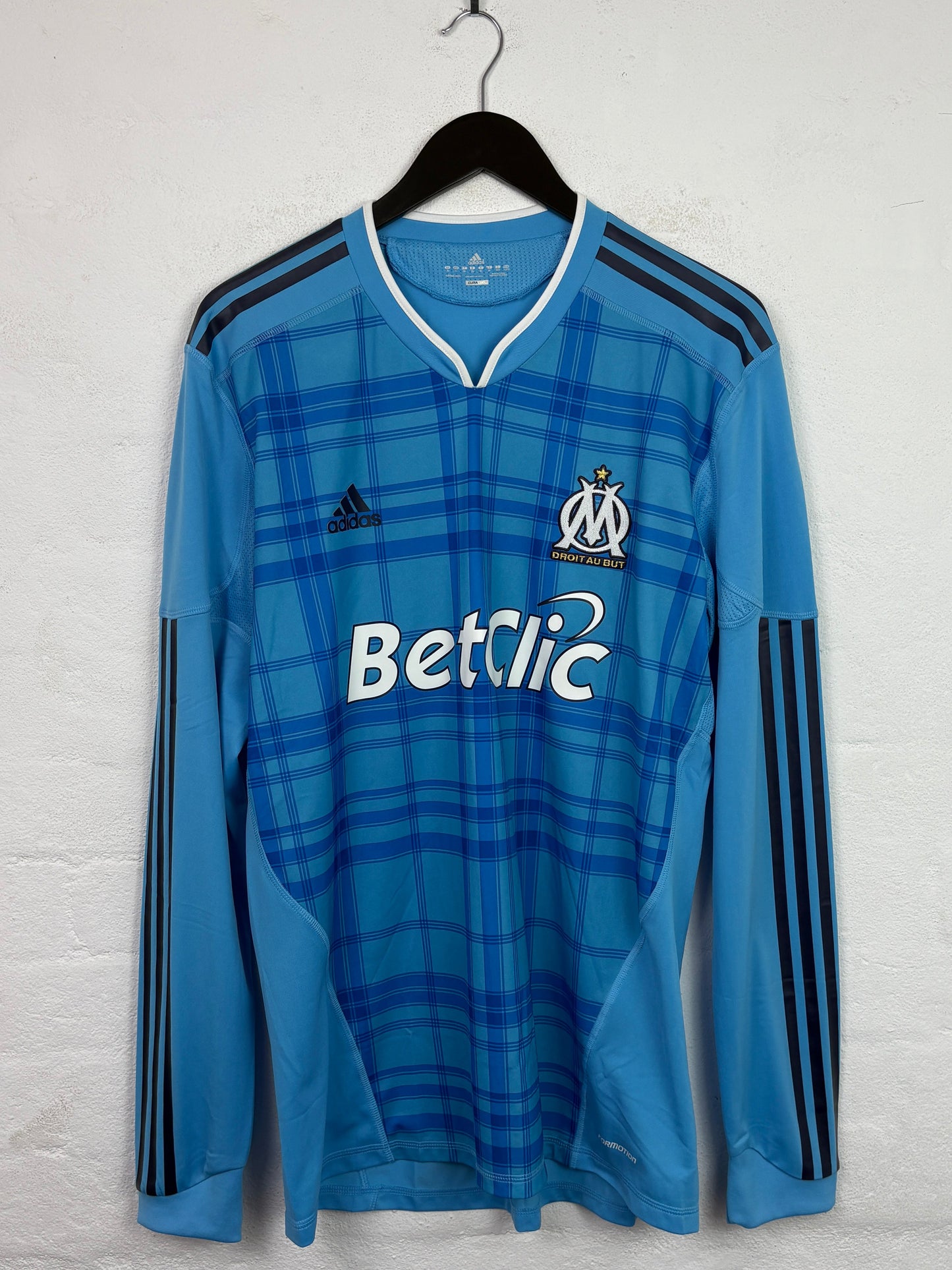 Marseille 2010/11 Home Adidas Football Shirt XL (Long Sleeve)