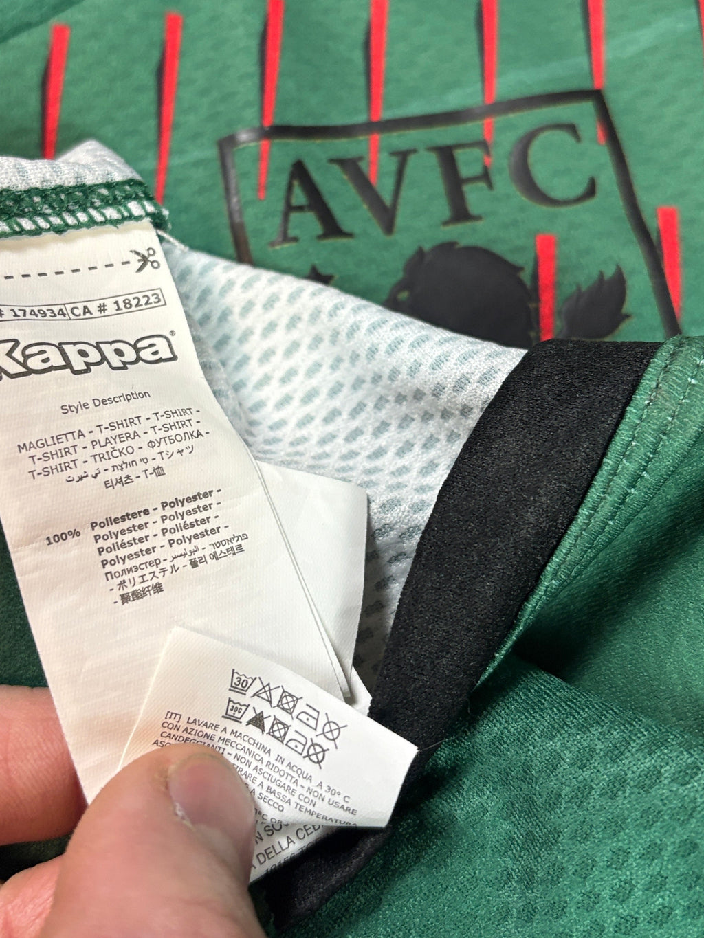 Aston Villa 2019/20 Third Kappa Football Shirt Large