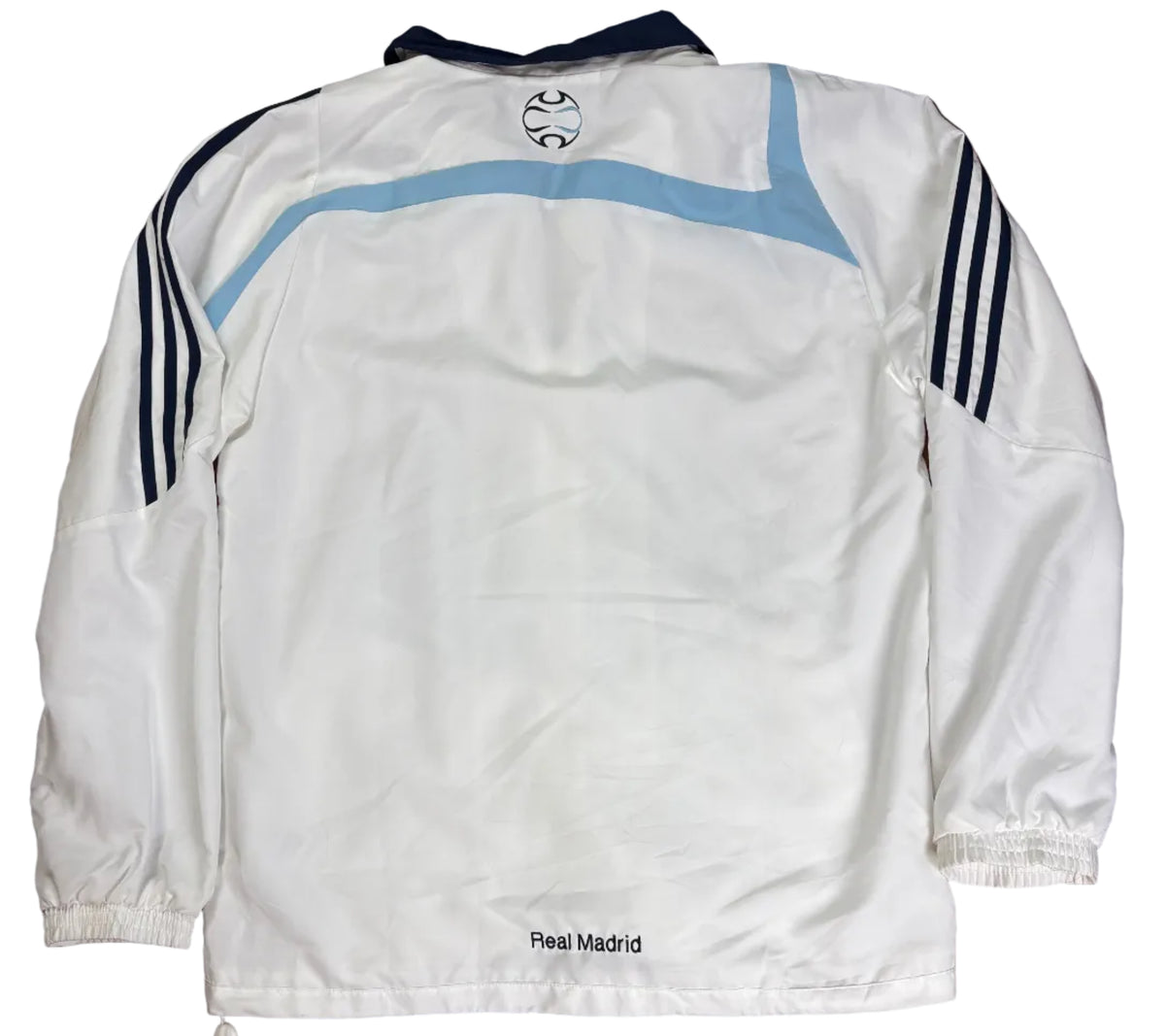 Real Madrid 2008/09 Tracksuit Adidas Football Shirt Large