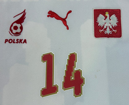 Poland 2008 Home Puma Football Shirt Large Lewandowski 14