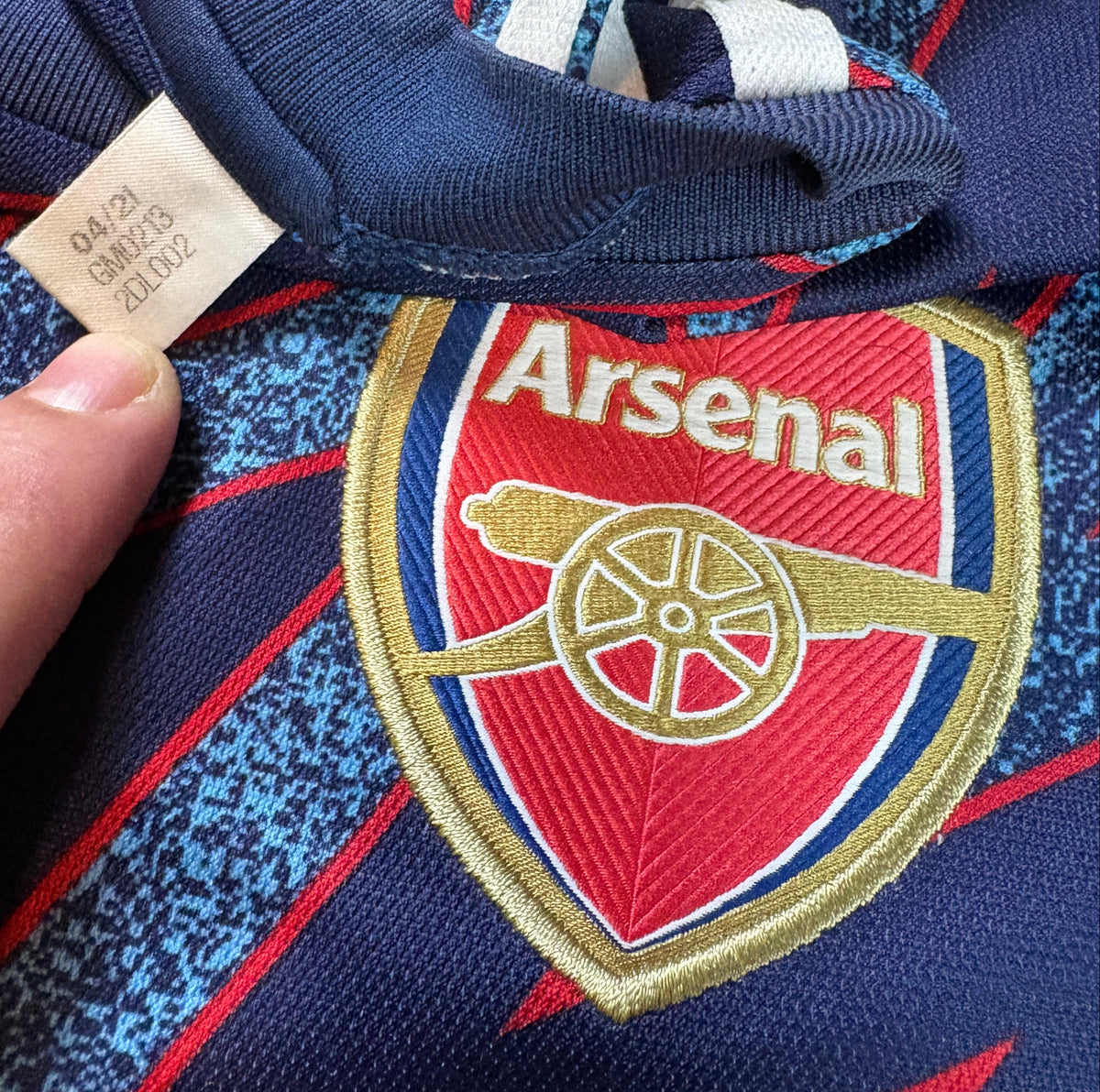 Arsenal 2021/22 Away Adidas Football Shirt Medium