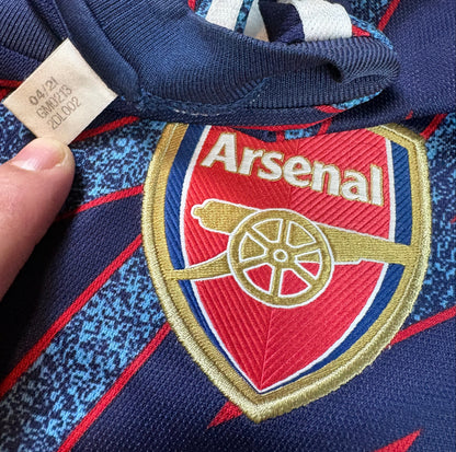 Arsenal 2021/22 Away Adidas Football Shirt Medium