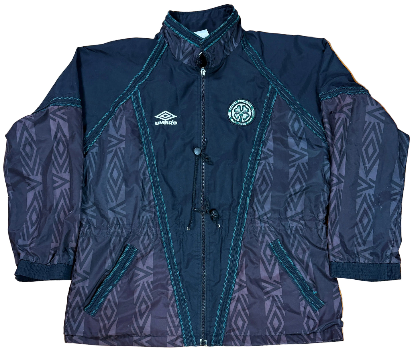 Celtic 1991/93 Jacket Umbro Football Shirt Large
