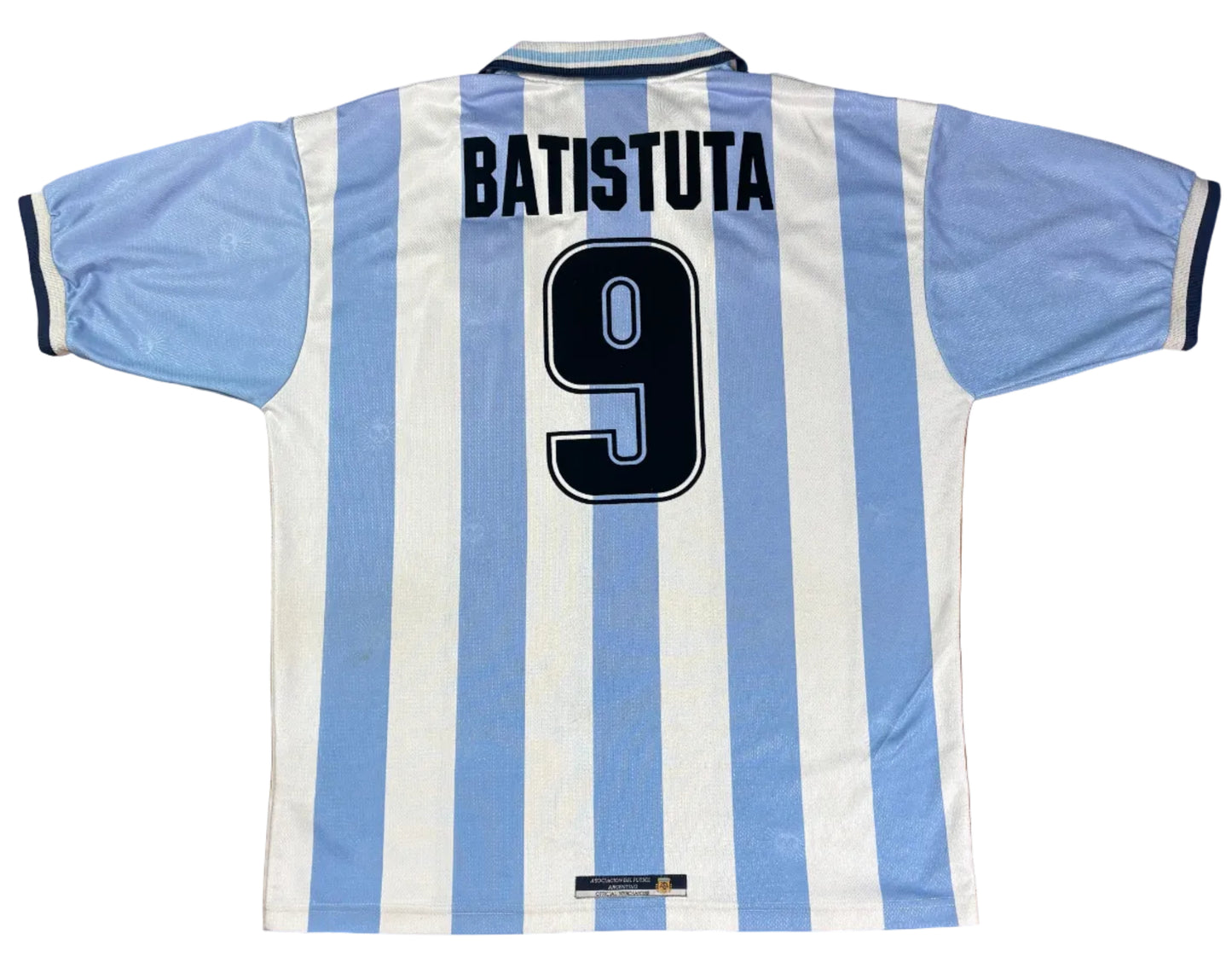 Argentina 1999 Home Reebok Football Shirt Extra Large Bastituta 9