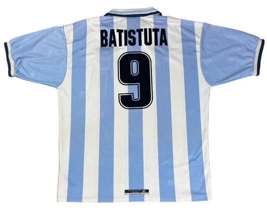Argentina 1999 Home Reebok Football Shirt Extra Large Bastituta 9