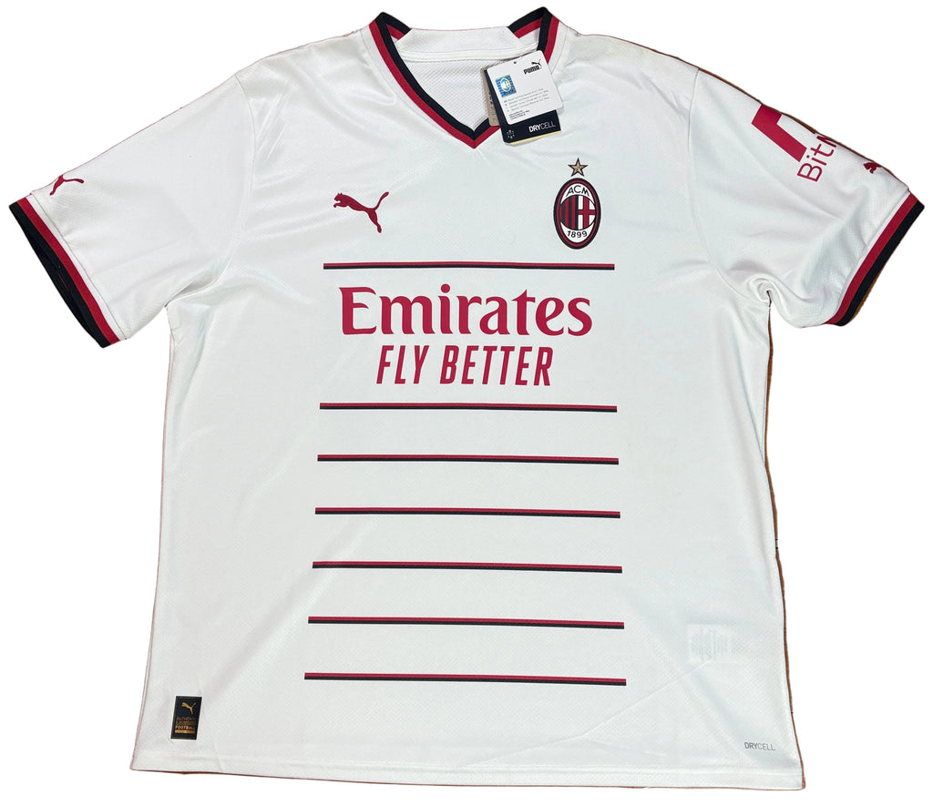 Ac Milan 2022/23 Away Puma Football Shirt Extra Large Theo 19
