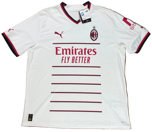 Ac Milan 2022/23 Away Puma Football Shirt Extra Large Theo 19