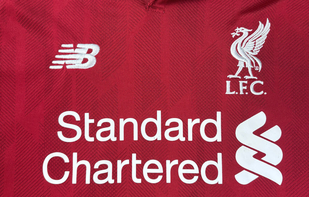 Liverpool 2018/19 Home New Balance Football Shirt Medium