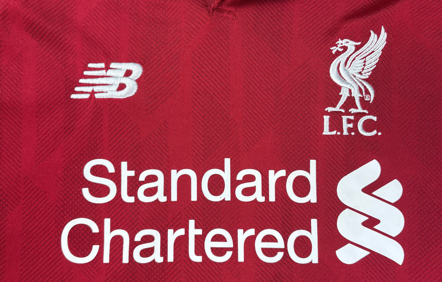 Liverpool 2018/19 Home New Balance Football Shirt Medium