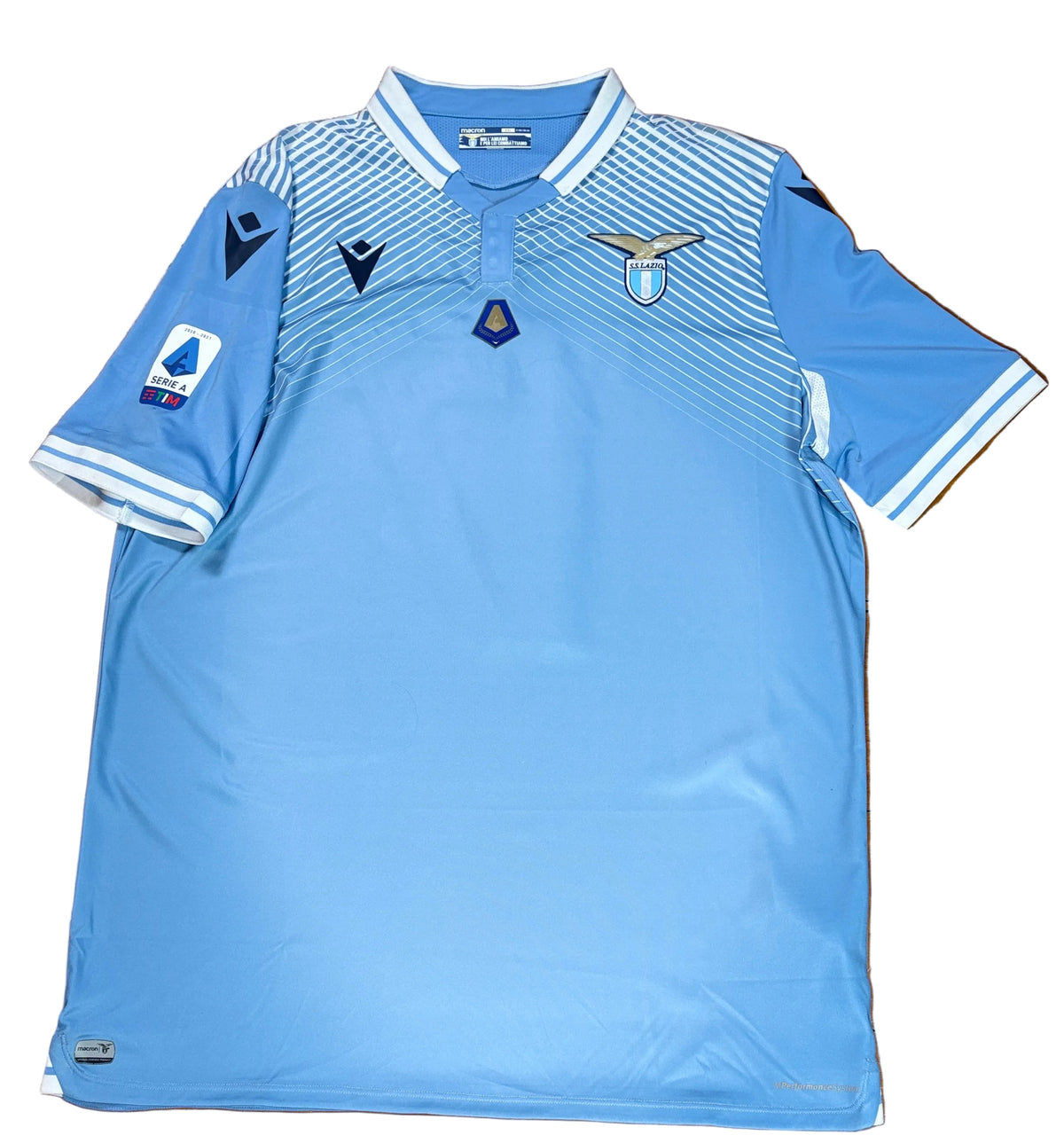 Lazio 2020/21 Home Macron Football Shirt XXL Immobile 17