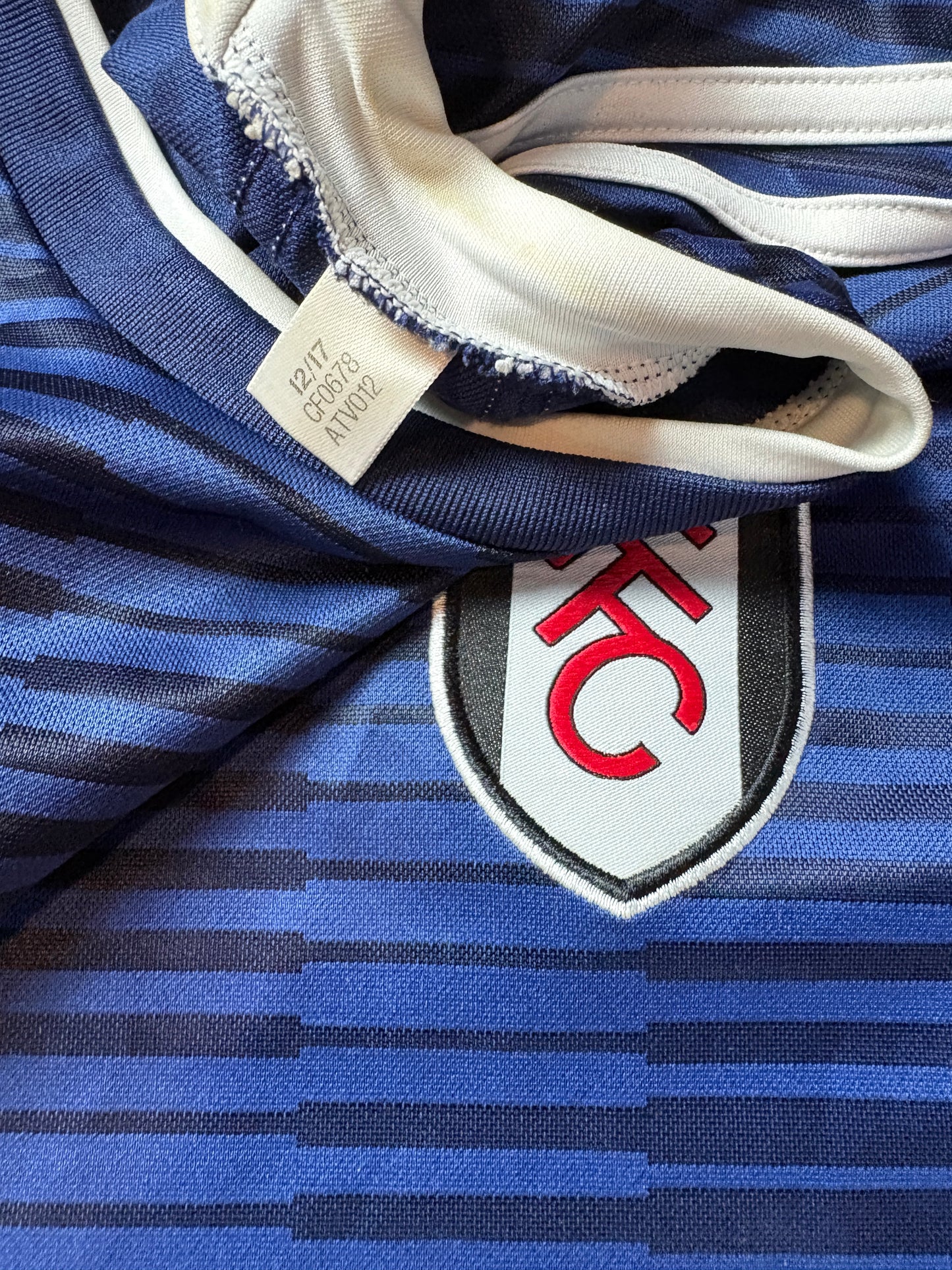 Fulham 2019/20 Away Adidas Football Shirt Extra Large
