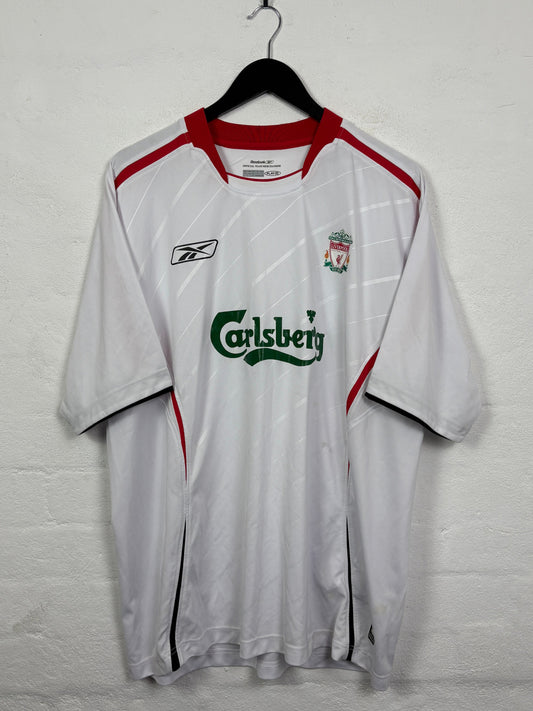 Liverpool 2005/06 Away Reebok Football Shirt XL Gerrard 8