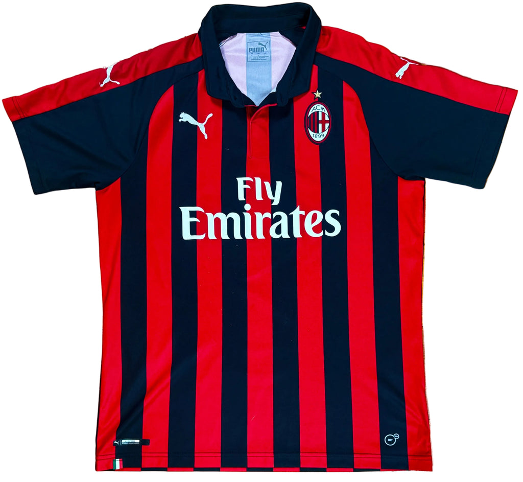 Ac Milan 2018/19 Home Puma Football Shirt Large