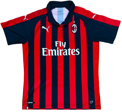 Ac Milan 2018/19 Home Puma Football Shirt Large