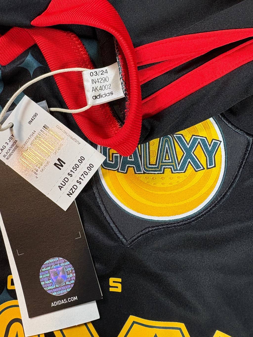 La Galaxy 2024 Third Adidas Football Shirt Medium Reus 18