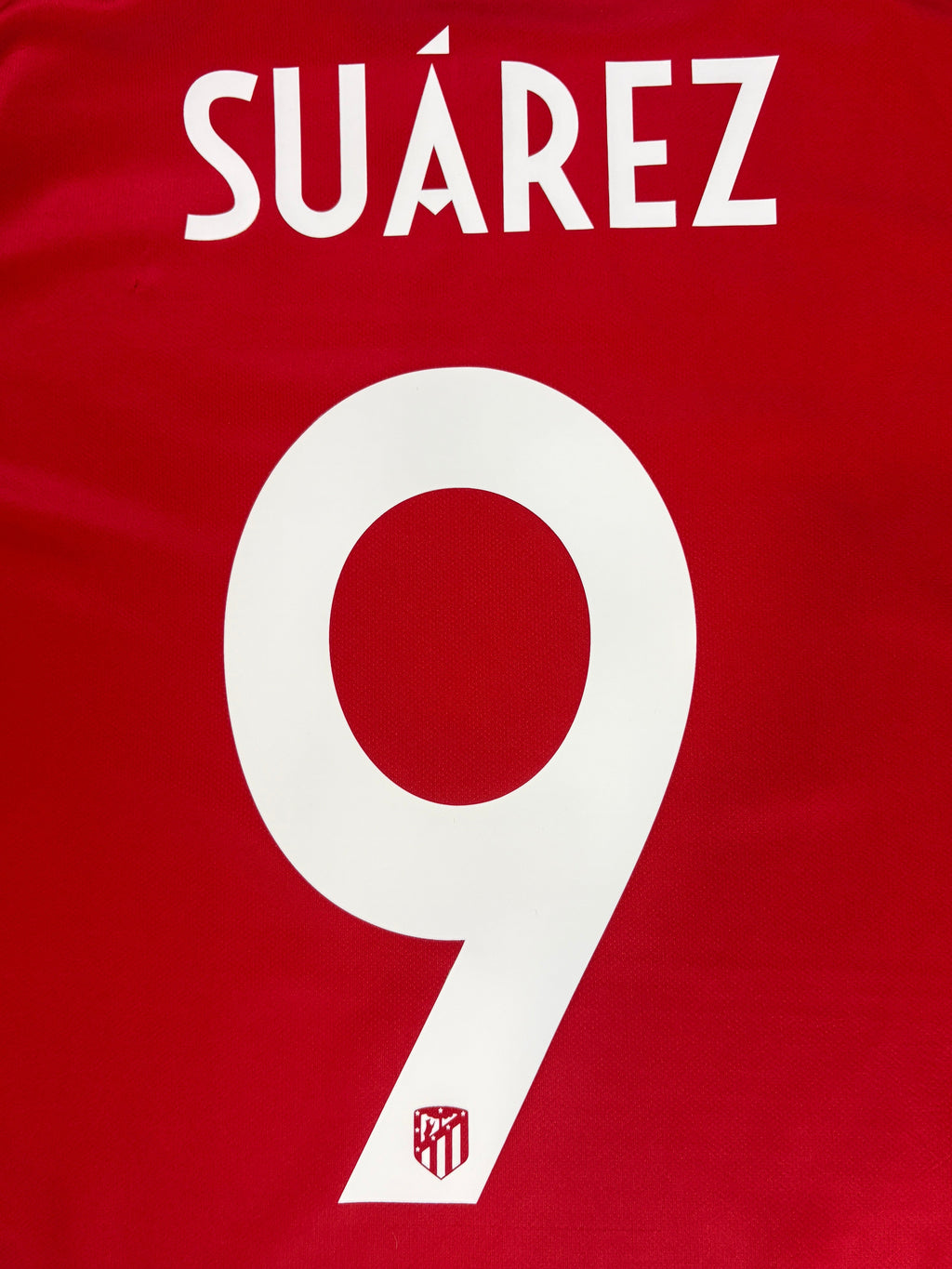 Atletico Madrid 2020/21 Home Nike Football Shirt Extra Large Suarez 9
