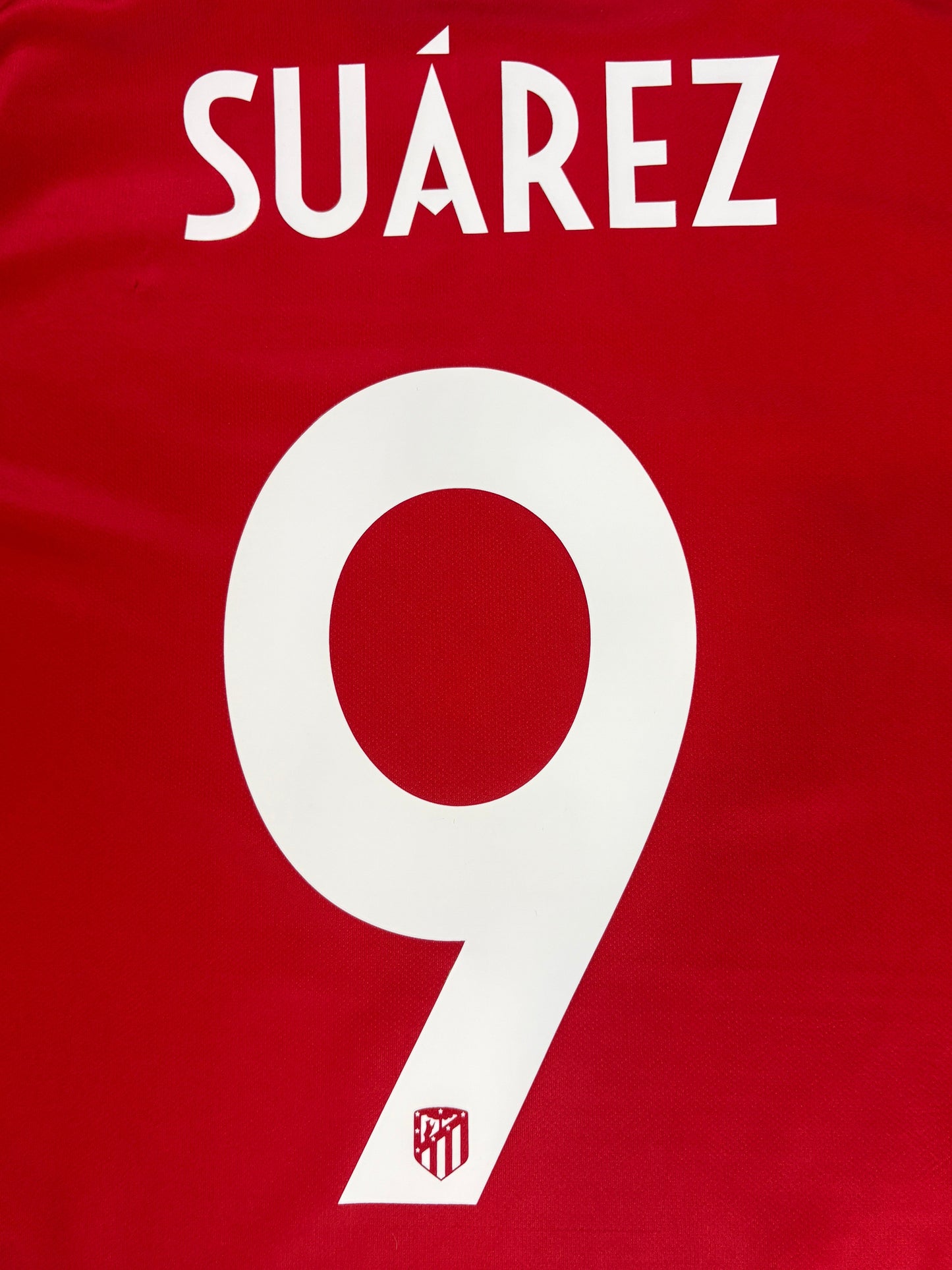 Atletico Madrid 2020/21 Home Nike Football Shirt Extra Large Suarez 9