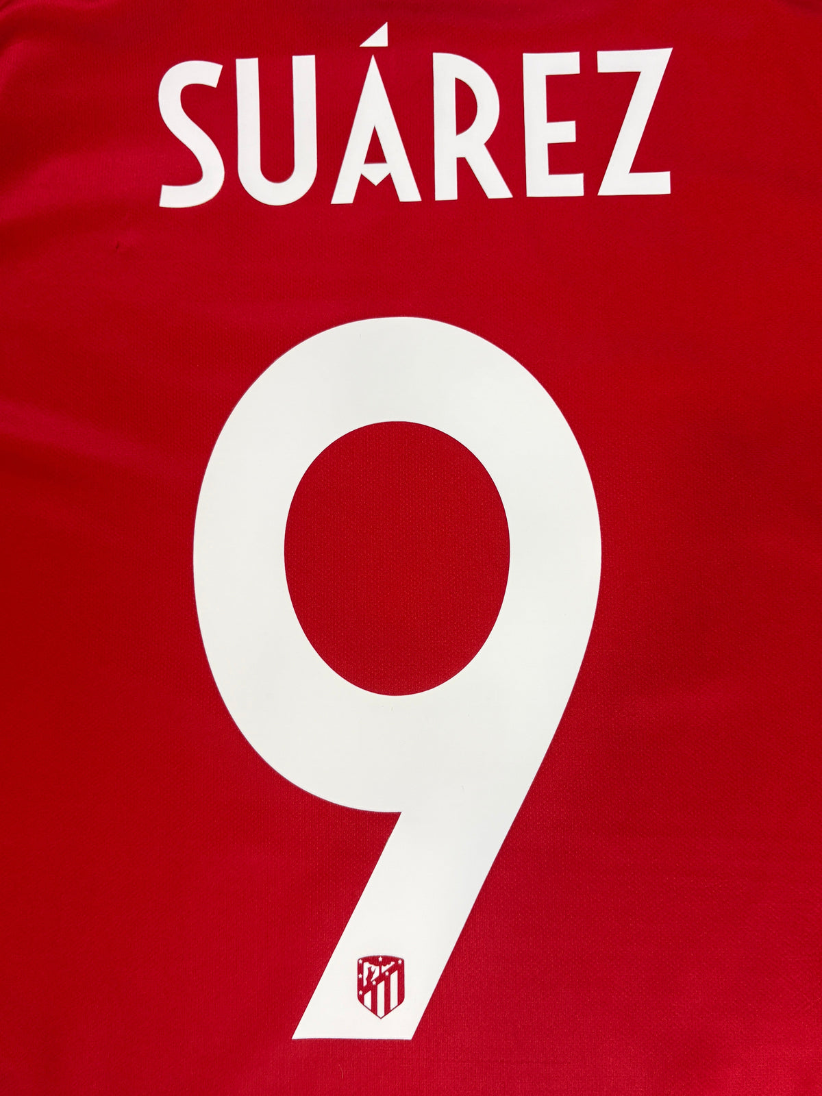 Atletico Madrid 2020/21 Home Nike Football Shirt Extra Large Suarez 9