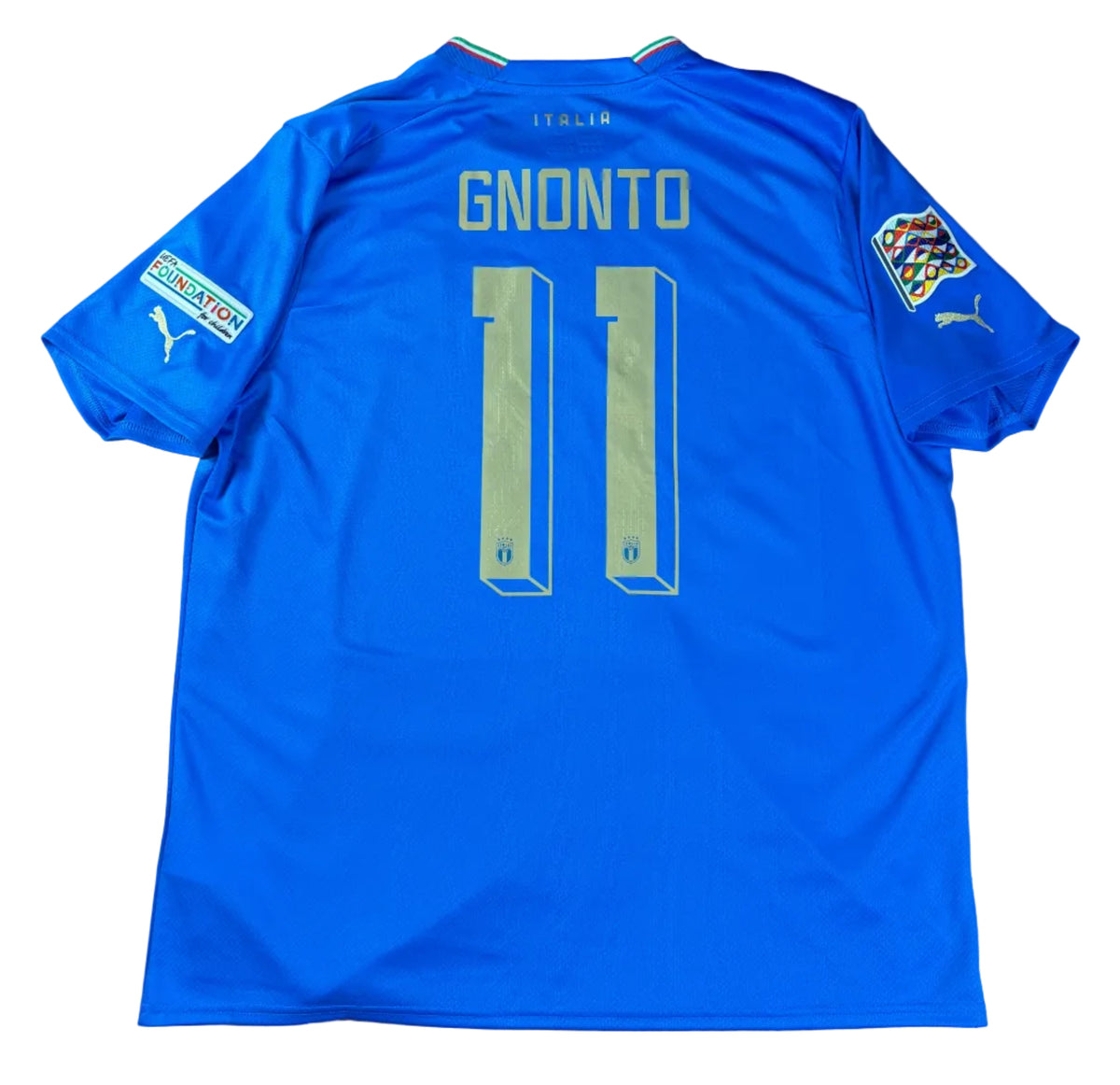 Italy	2020 Home Puma Football Shirt Extra Large Gnoto 11