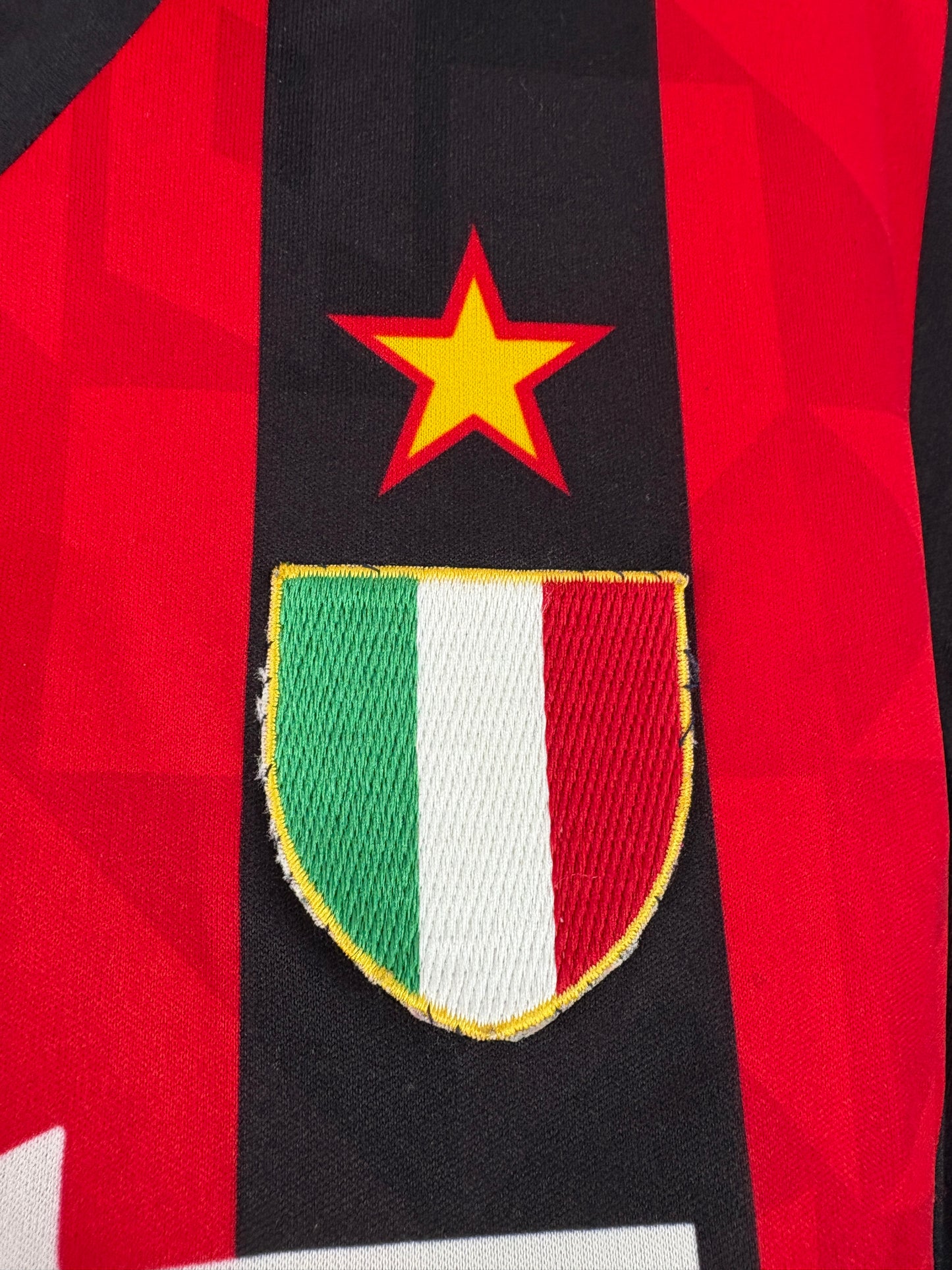 Ac Milan 1993/94 Home Lotto Football Shirt Large