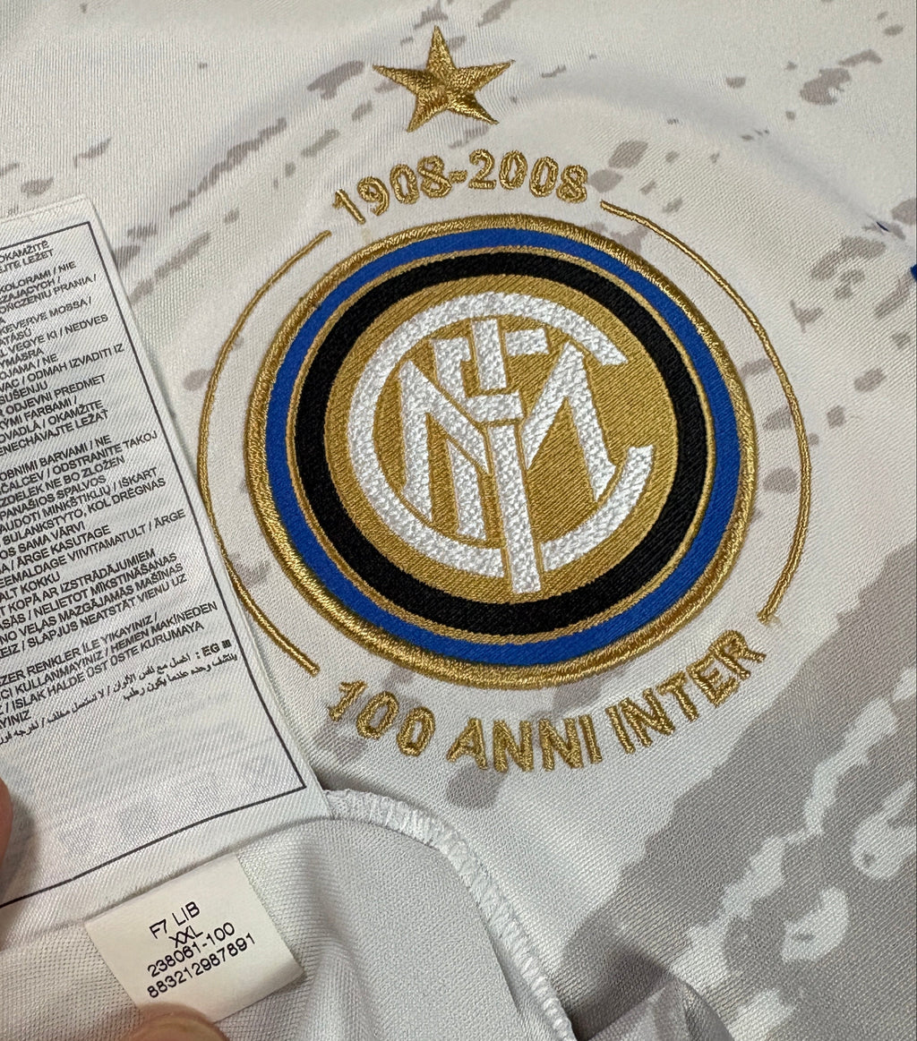 Inter Milan 2007/08 Training Nike Football Shirt XXL