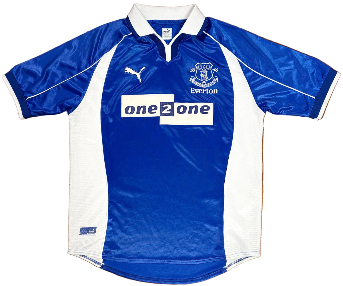Everton 2000/01 Home Puma Football Shirt Medium