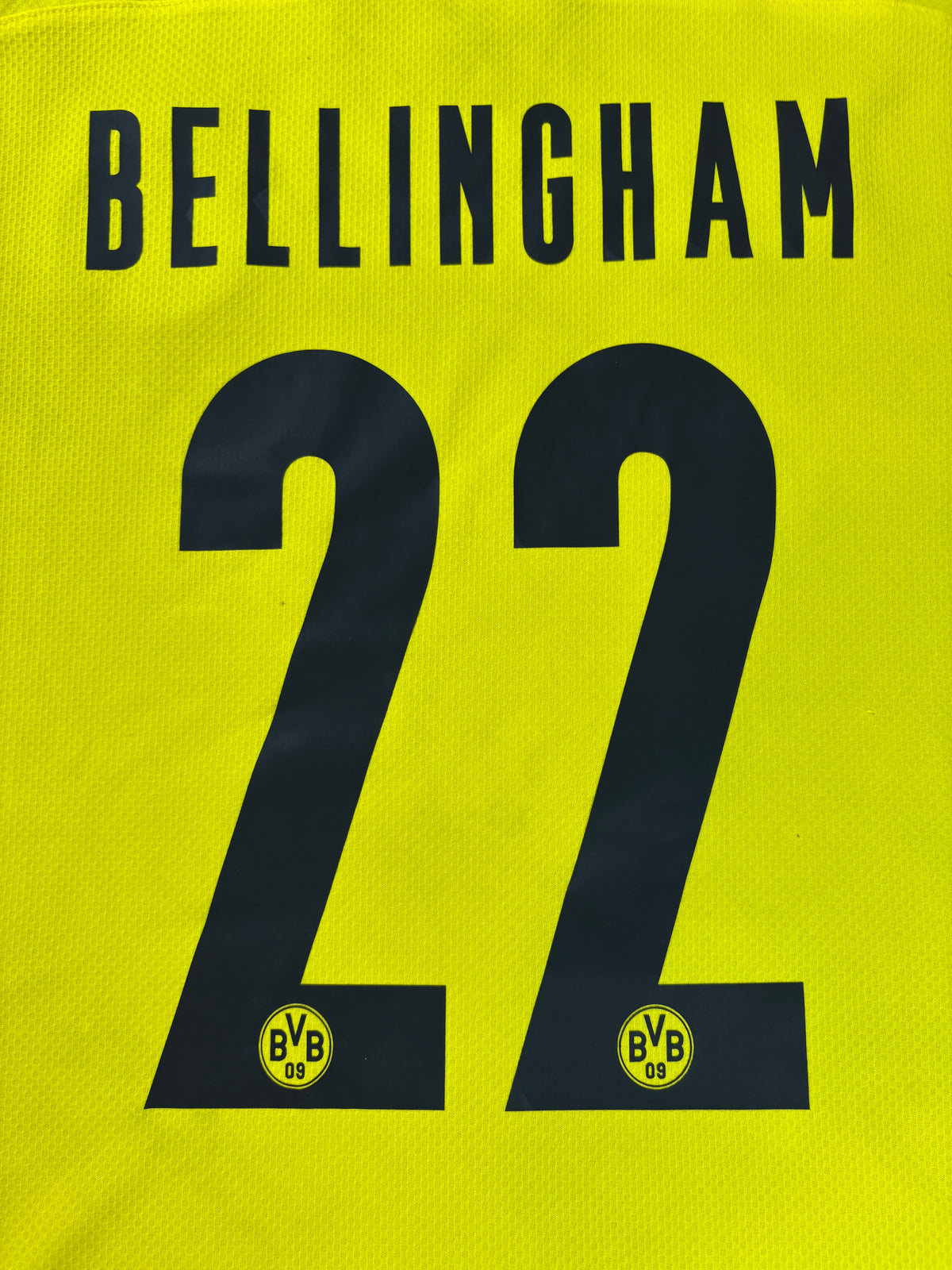 Dortmund 2020/21 Home Puma Football Shirt Large Bellingham 22
