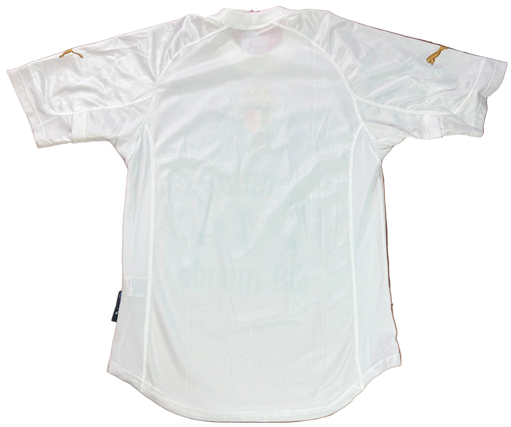 Italy 2006 Away Championship Puma Football Shirt Medium