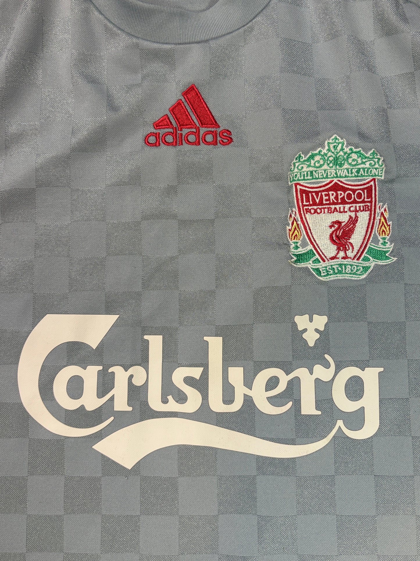 Liverpool 2008/10 Away Adidas Football Shirt Medium Torres 9