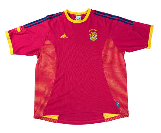 Spain 2002 Home Adidas Football Shirt Extra Large
