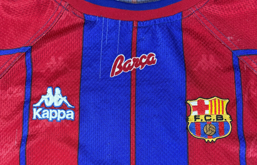 Barcelona 1997/98 Home Kappa Football Shirt Extra Large