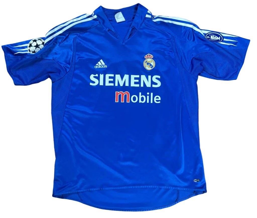 Real Madrid 2004/05 Third Adidas Football Shirt Large Ronaldo 9
