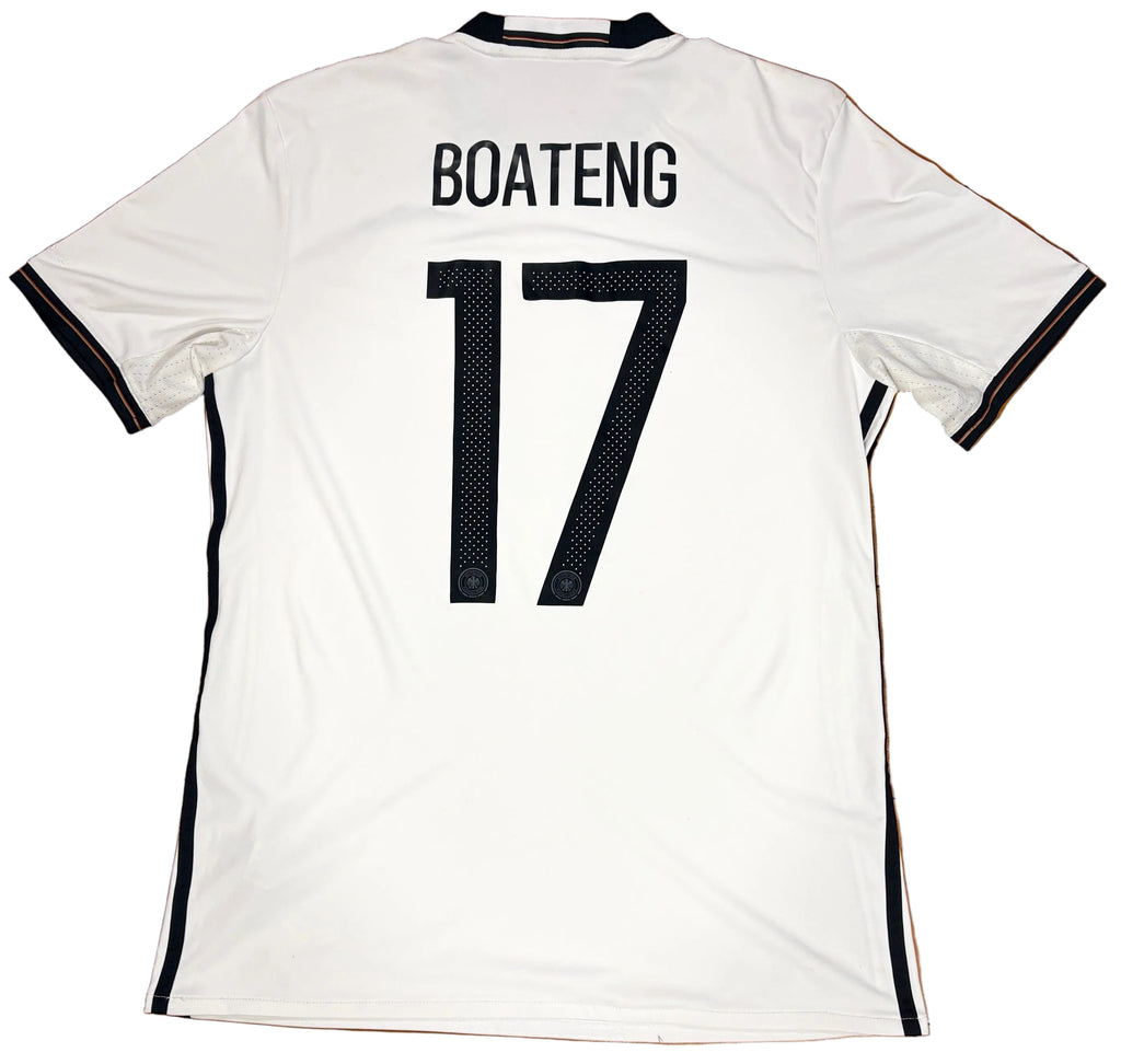 Germany 2016 Home Adidas Football Shirt Medium Boateng 17