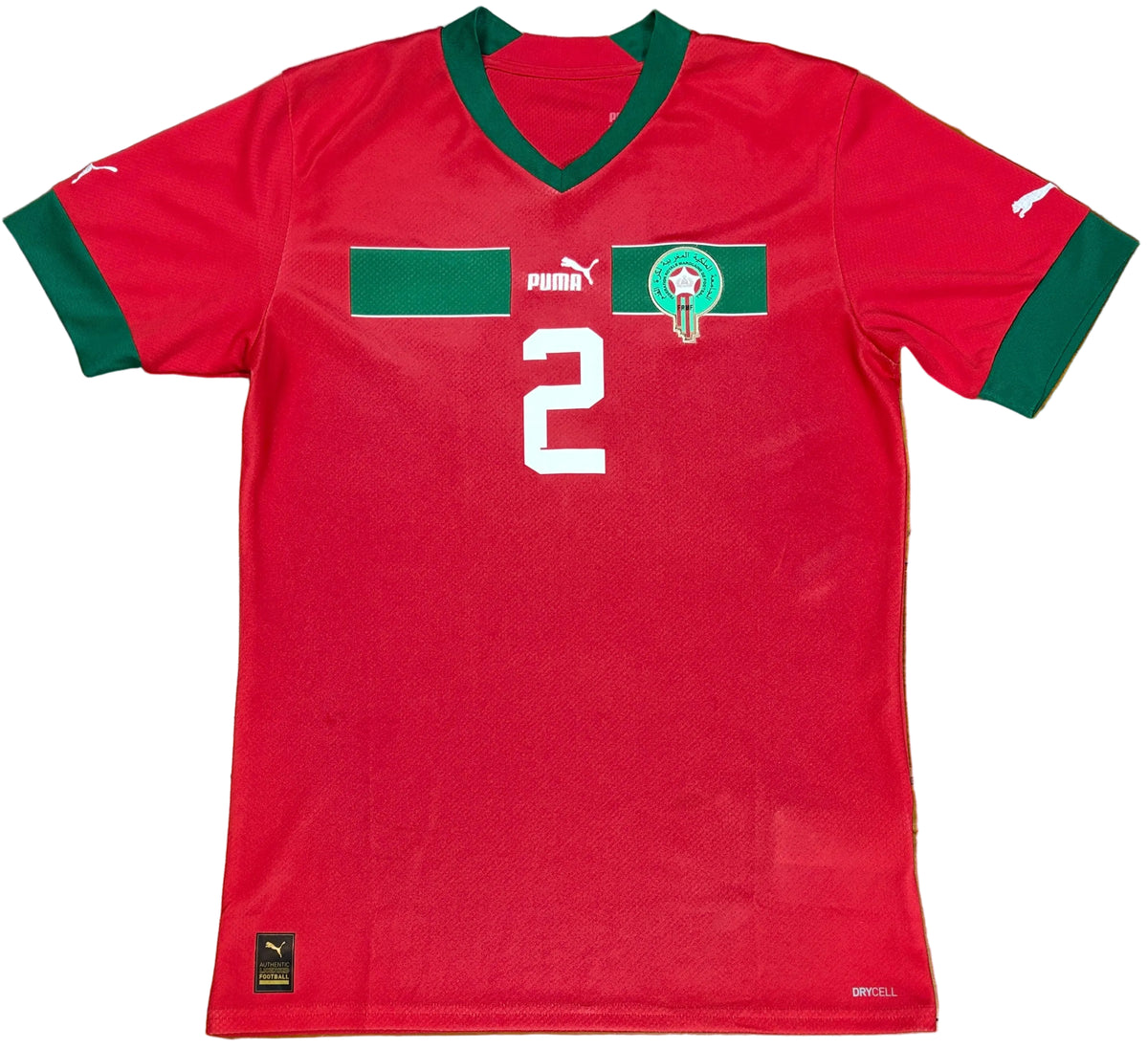 Morocco 2022 Home Puma Football Shirt Small Hakimi 2