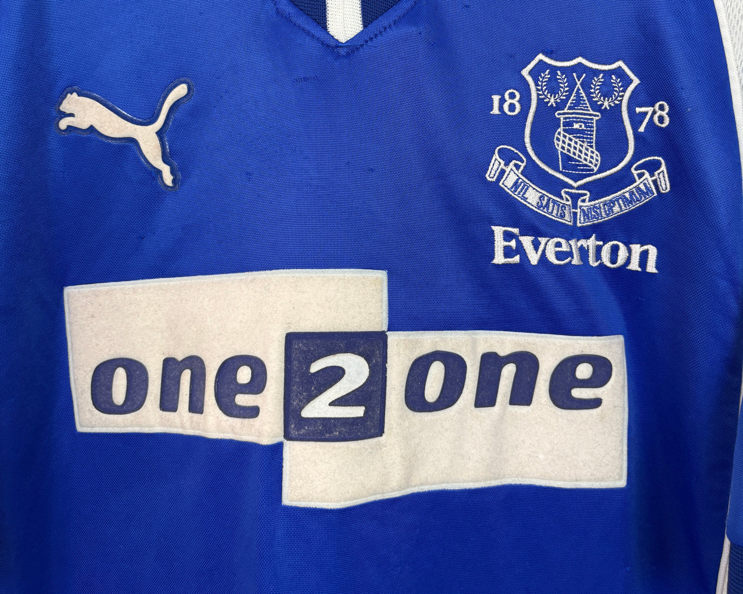 Everton 2000/01 Home Puma Football Shirt Medium