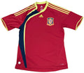 Spain 2009 Home Adidas Football Shirt Large