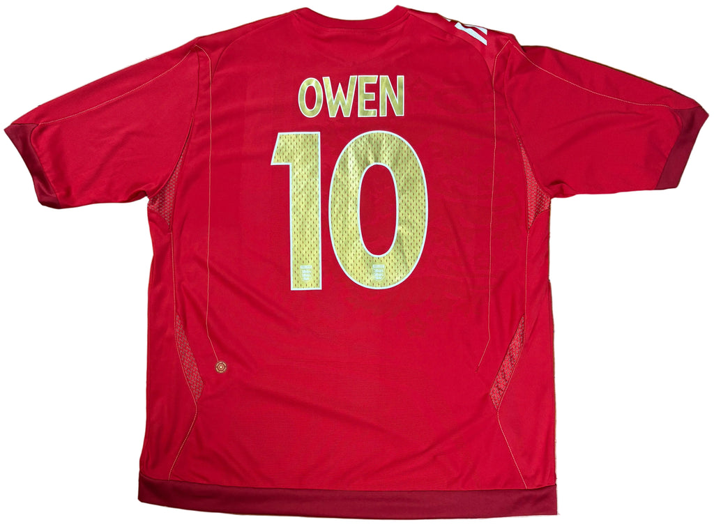 England 2006 Home Umbro Football Shirt XXL Owen 10