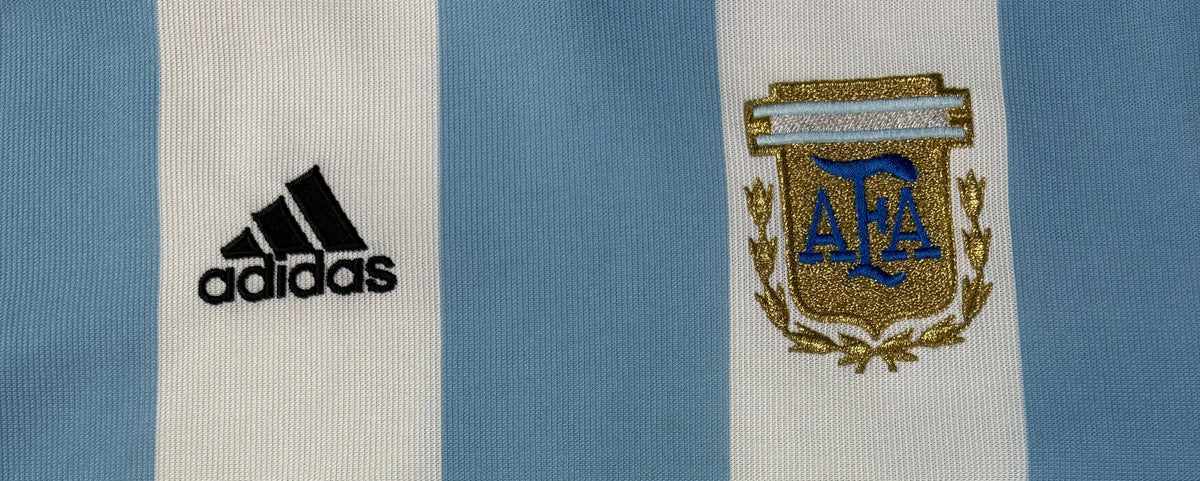 Argentina 2002/04 Home Adidas Football Shirt Extra Large