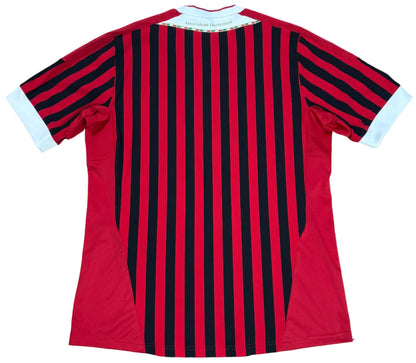 Ac Milan 2011/12 Home Adidas Football Shirt Large