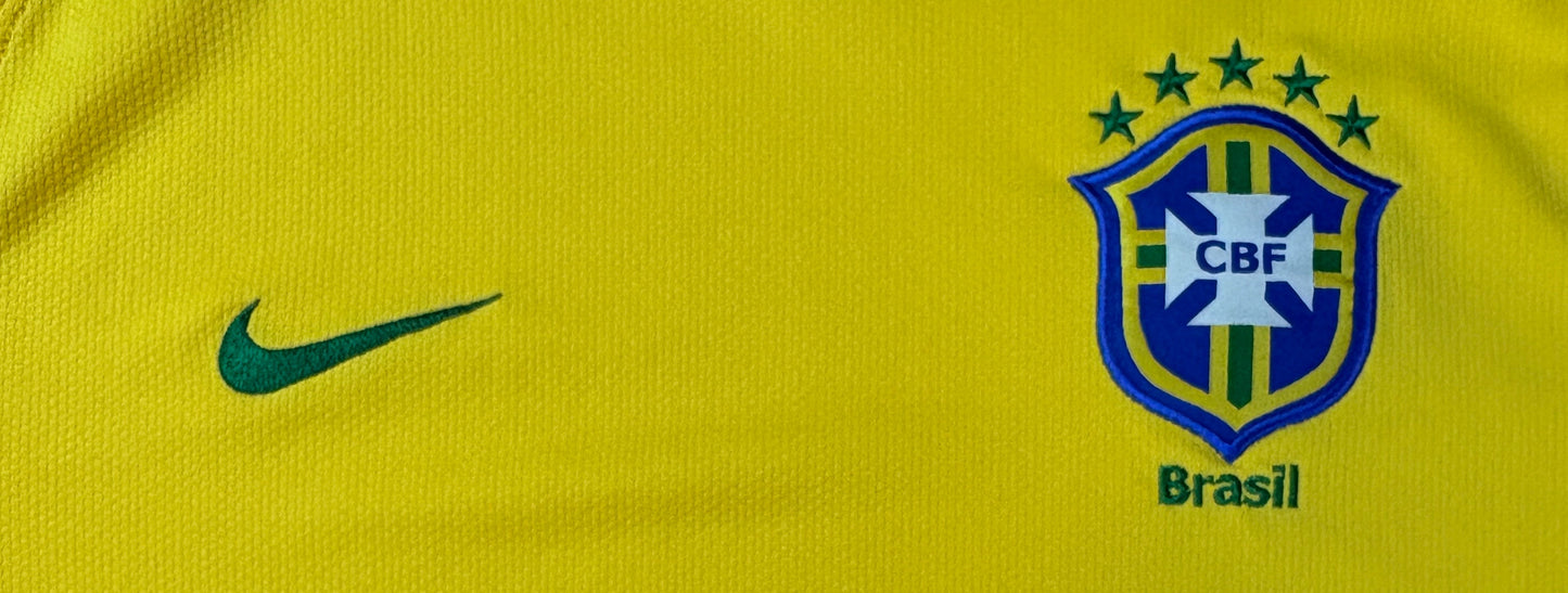 Brazil (Template) 2008 Home Nike Football Shirt Large