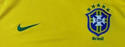 Brazil (Template) 2008 Home Nike Football Shirt Large