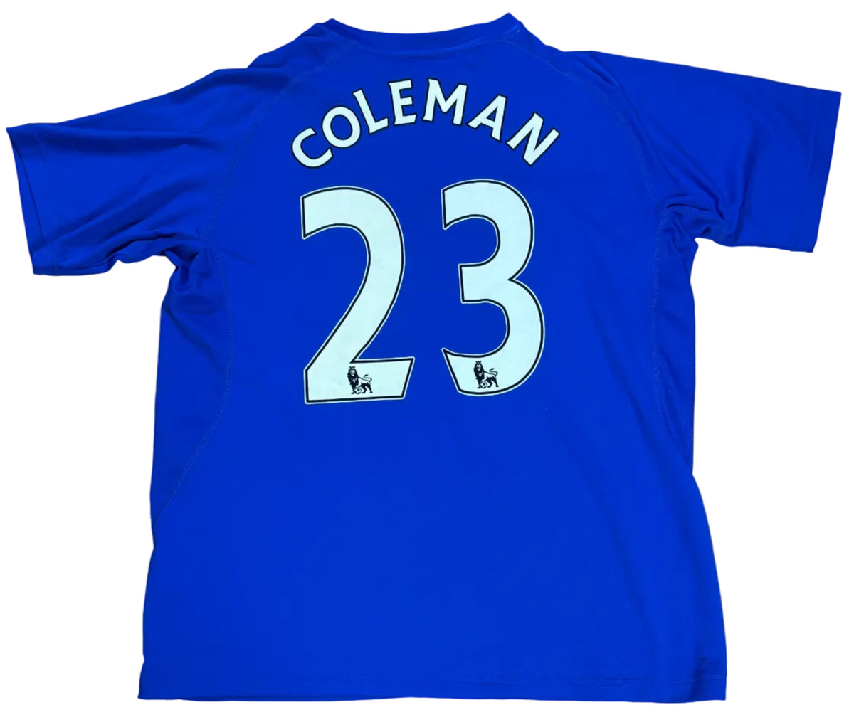 Everton 2010/11 Home Le Coq Sportif Football Shirt Extra Large Coleman 23