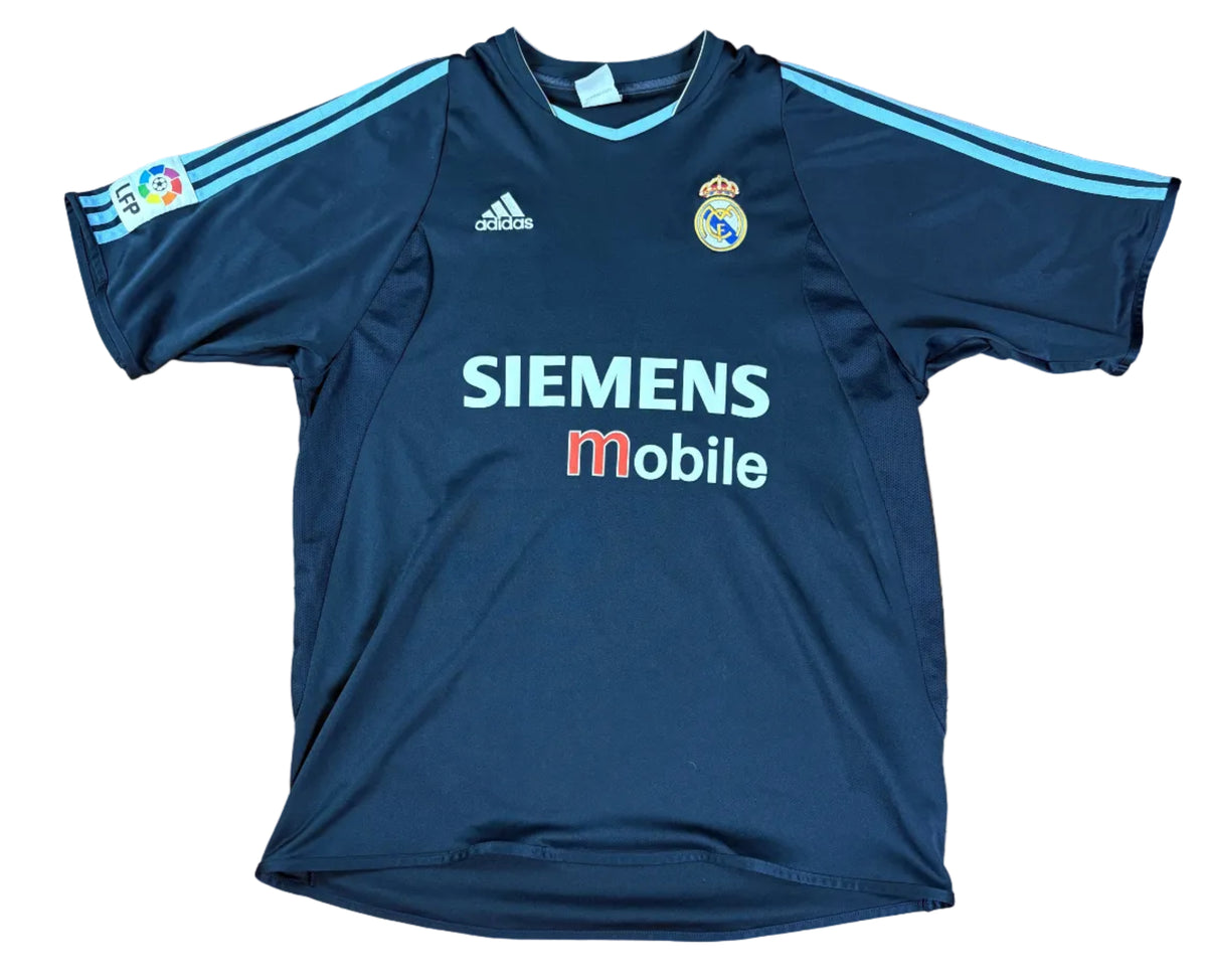 Real Madrid 2003/04 Away Adidas Football Shirt Large Beckham 23