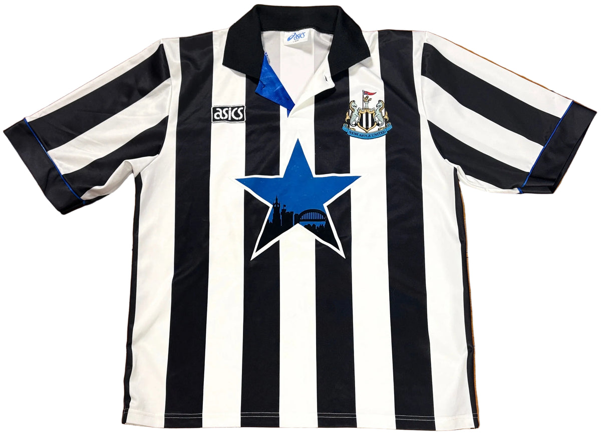 Newcastle 1993/95 Home Asics Football Shirt Large