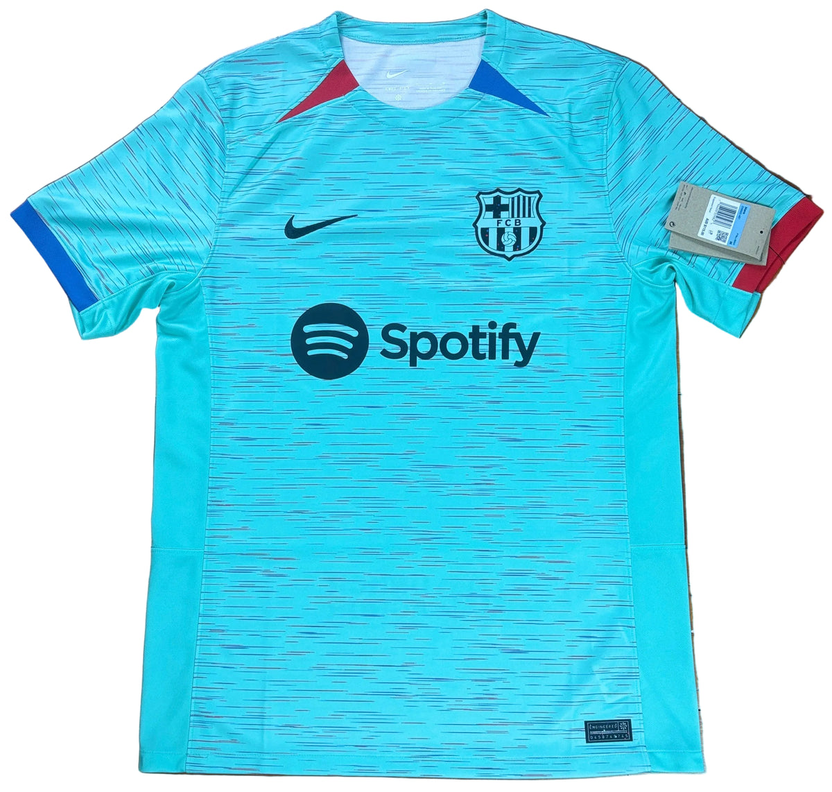 Barcelona 2023/24 Third Nike Football Shirt Large Gavi 8