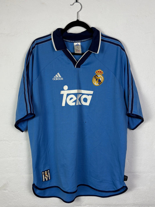 Real Madrid 2000/01 Third Adidas Football Shirt XL