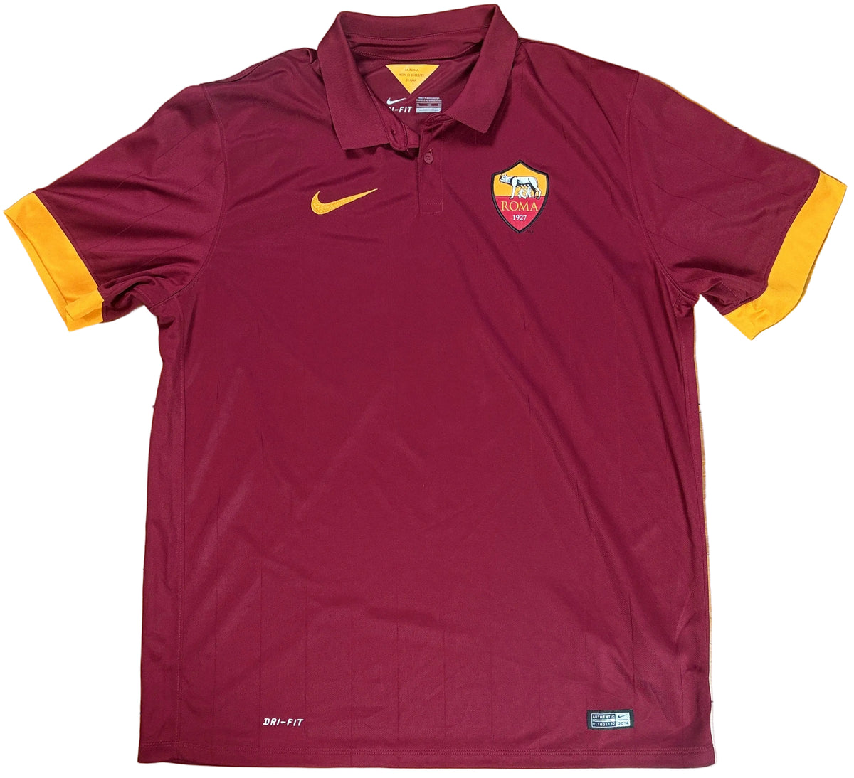 As Roma 2014/15 Home Nike Football Shirt Extra Large Manolas 44