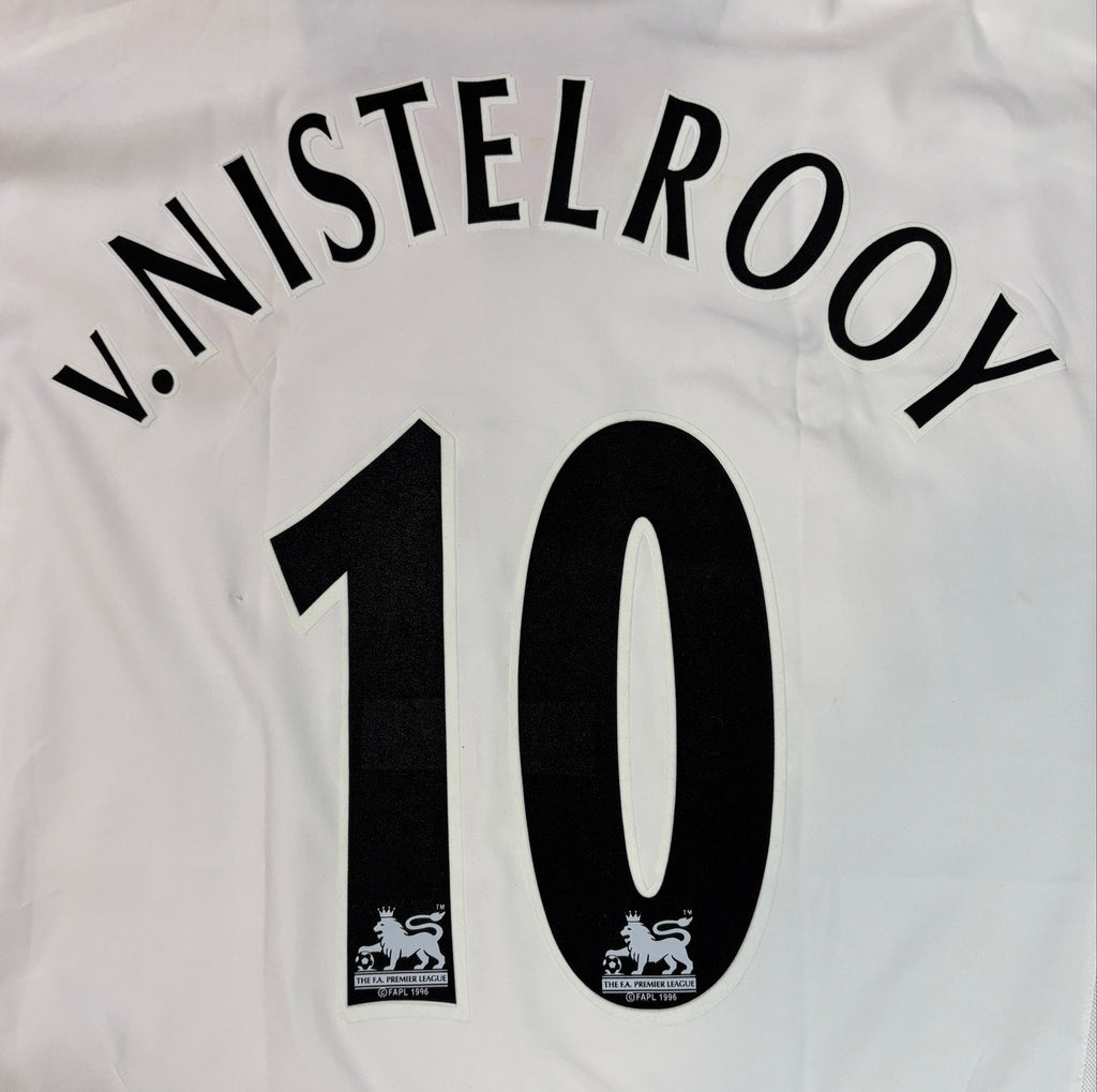Manchester United 2002/03 Away Nike Football Shirt Extra Large V. Nistelrooy 10