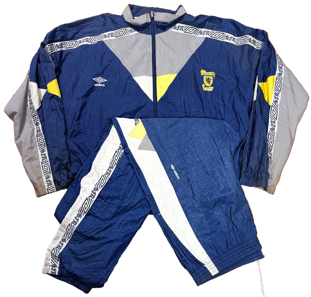 Scotland 1992 Tracksuit Umbro Football Shirt Medium